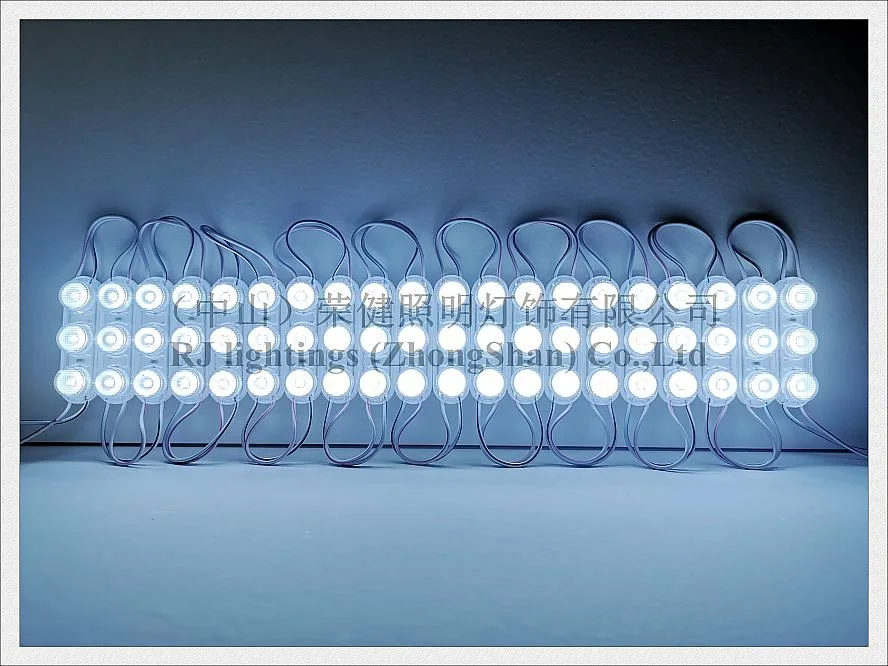 Входной светодиодный световой модуль AC110V / AC220V 62 мм * 18 SMD 3030 3 LED 2 Вт IP65 водонепроницаемый с объективом для рекламных осветительных коробок