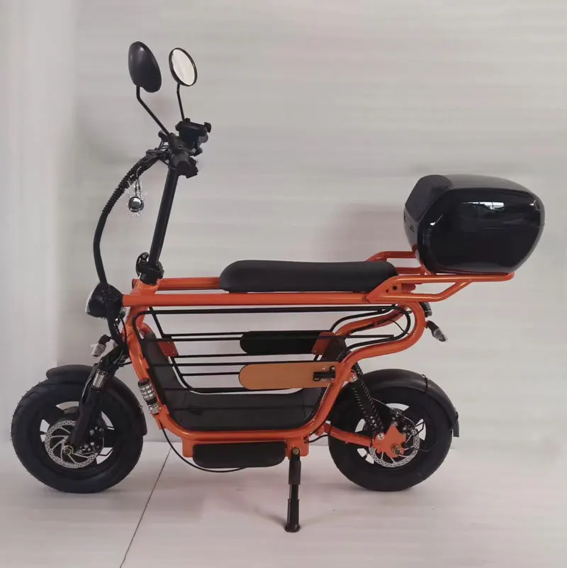 14 Inch Mini Pet Electric Scooter Bike 350W/750W Mobility Scooter Lightweight Electric Moped With Cargo