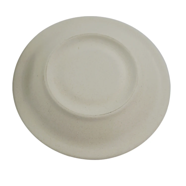  Белый цвет новый дизайн модная кофейная чашка из бамбукового волокна с тарелкой