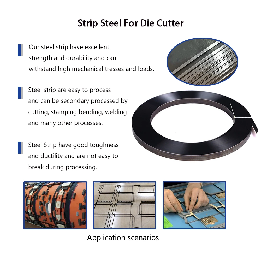 Strip Steel For Die Cutter Thick cardboard flip-top cigarette boxes thin paper film materials gray cardboard