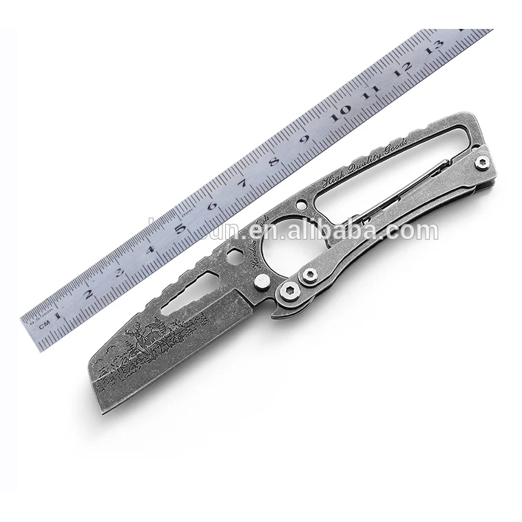knife swiss army edc multi tool navajas damascus hunting keychain ring blanks fixed blade Survival Camping knife