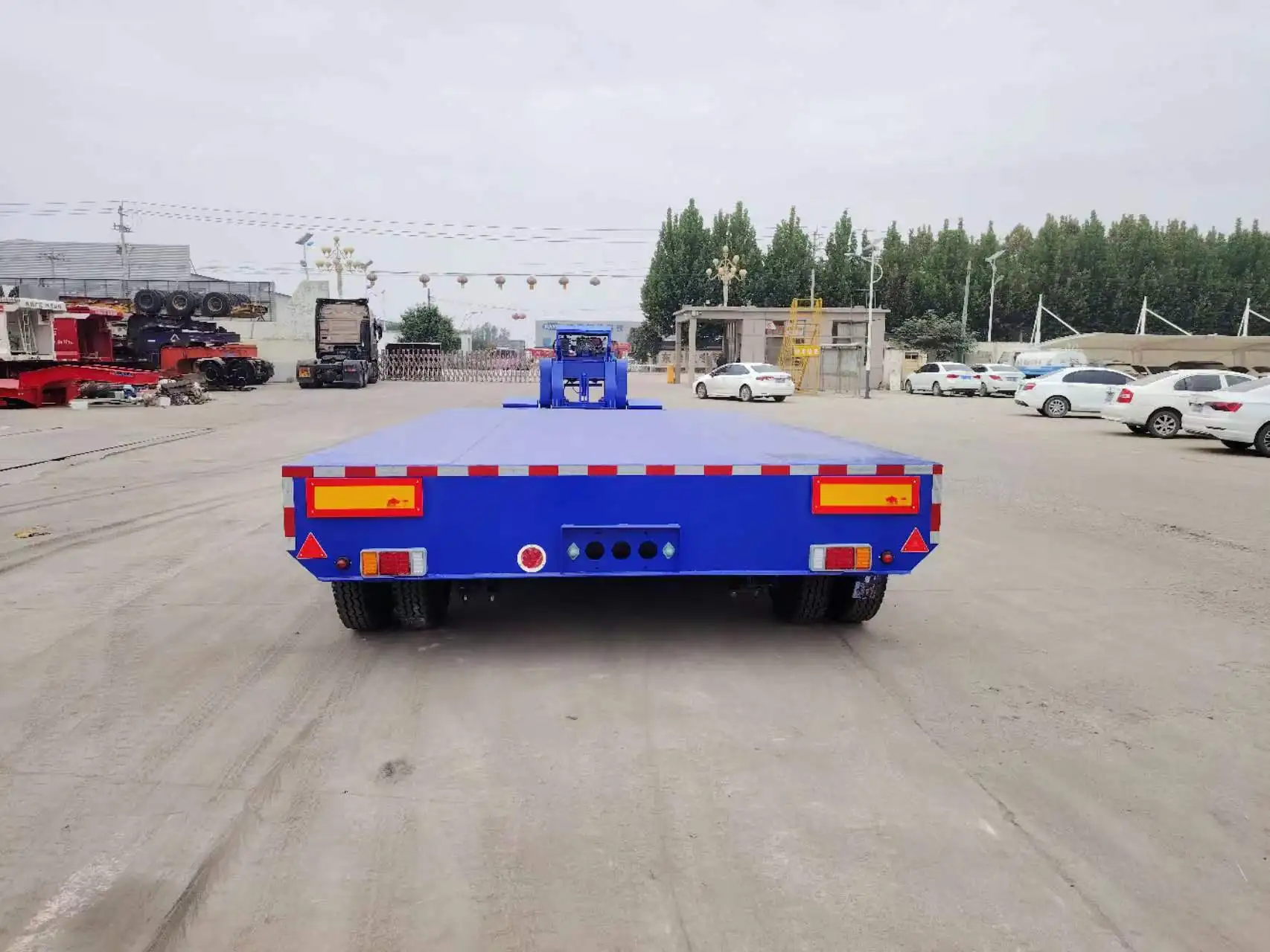 Низкорамный прицеп для грузовика Lowboys низкая кровать 35 тонн съемный Lowboy