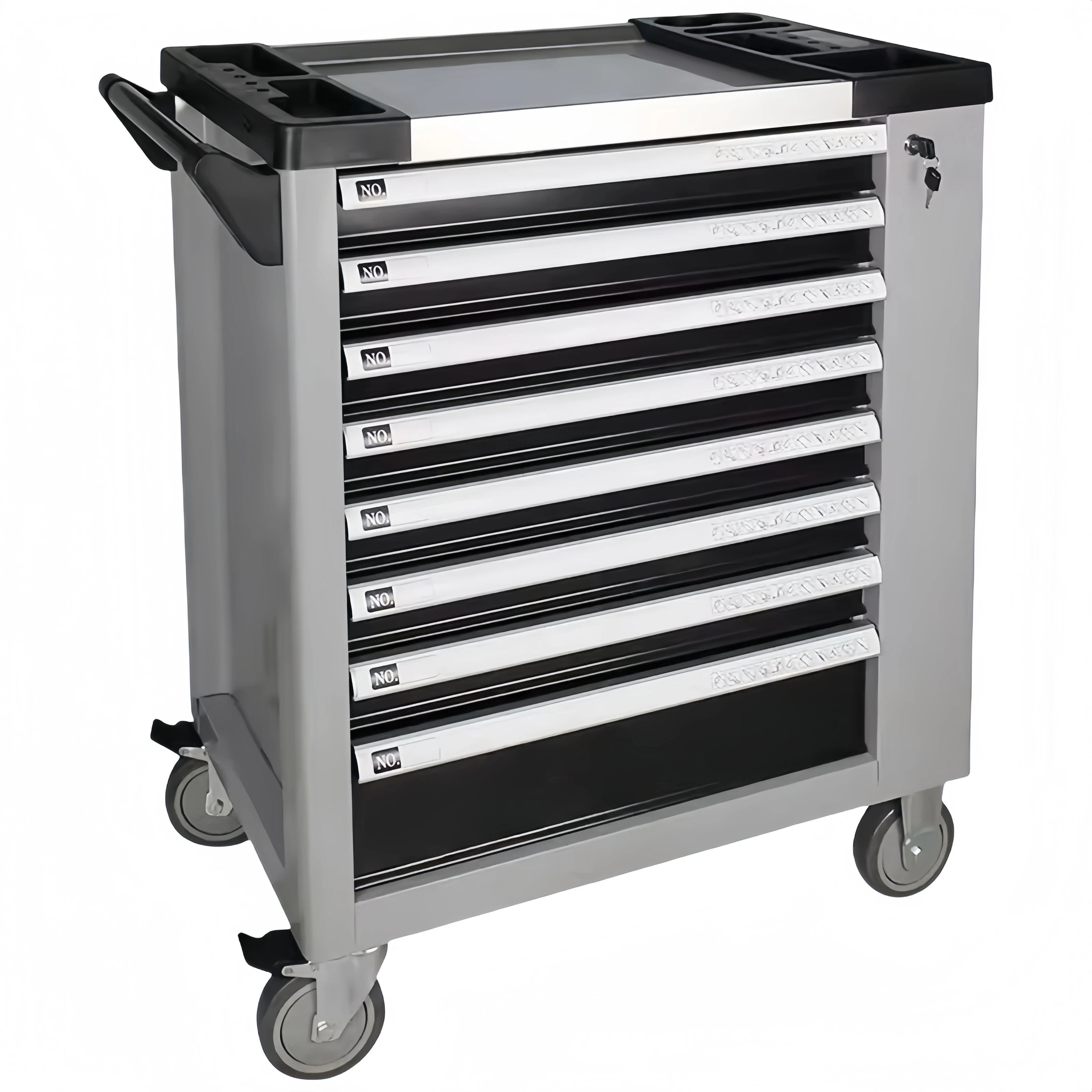 298-Piece Mechanics Tool Set in a 8-Drawer Mobile Tool Cabinet Storage Car - Ideal for Workshops OEM All-one Tech
