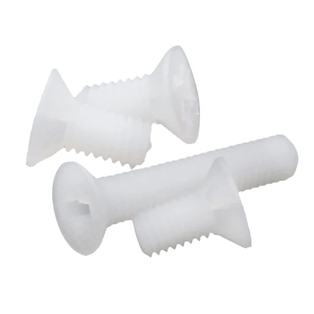 China Made New High Quality White nylon Countersunk machine wire screw