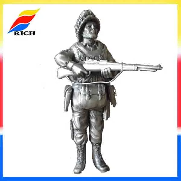 Custom made Pewter metal  Soldier Figurines