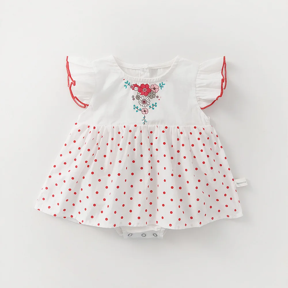 
2020 Fashion Beautiful Floral Print Baby Girl Dresses Summer Party Wear Dress 
