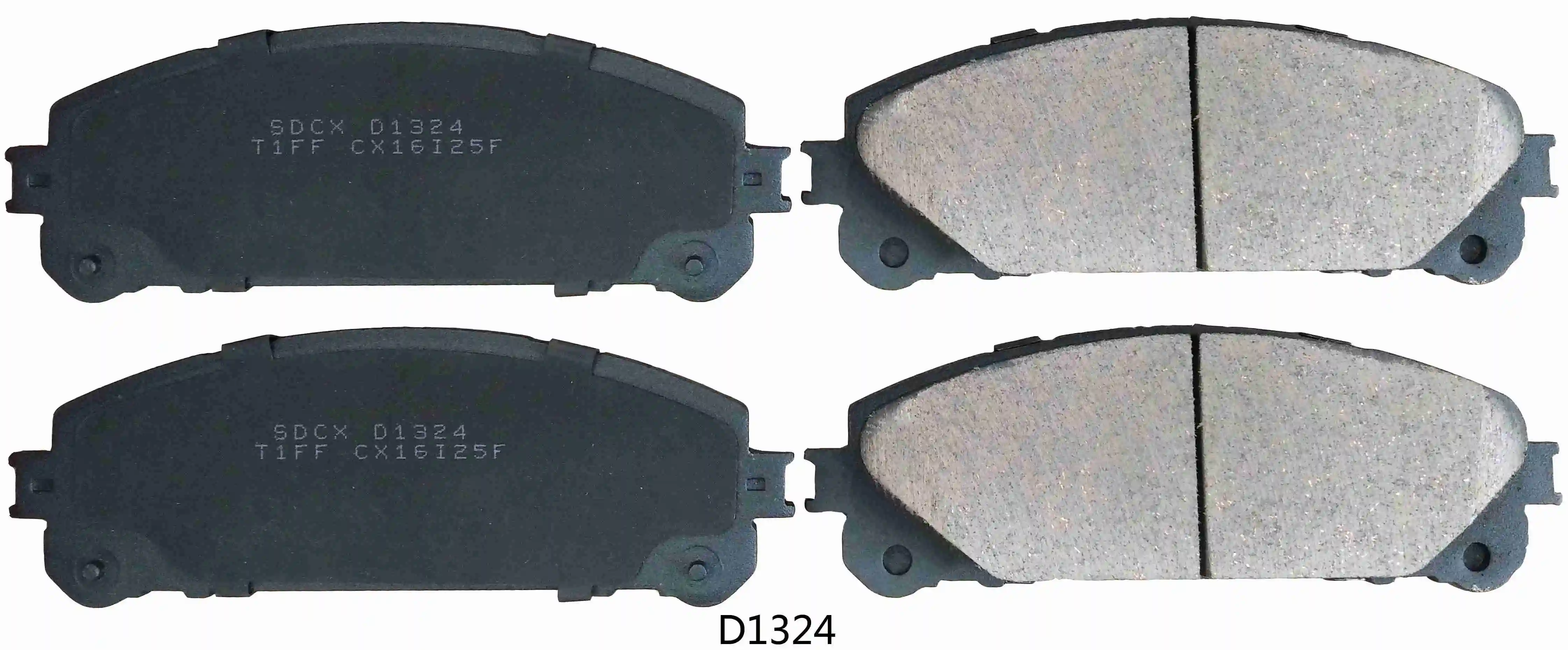 SDCX Auto Car Brake System Manufacturer High Performance brake pads D1324 Ceramic Brakes Pads for cars