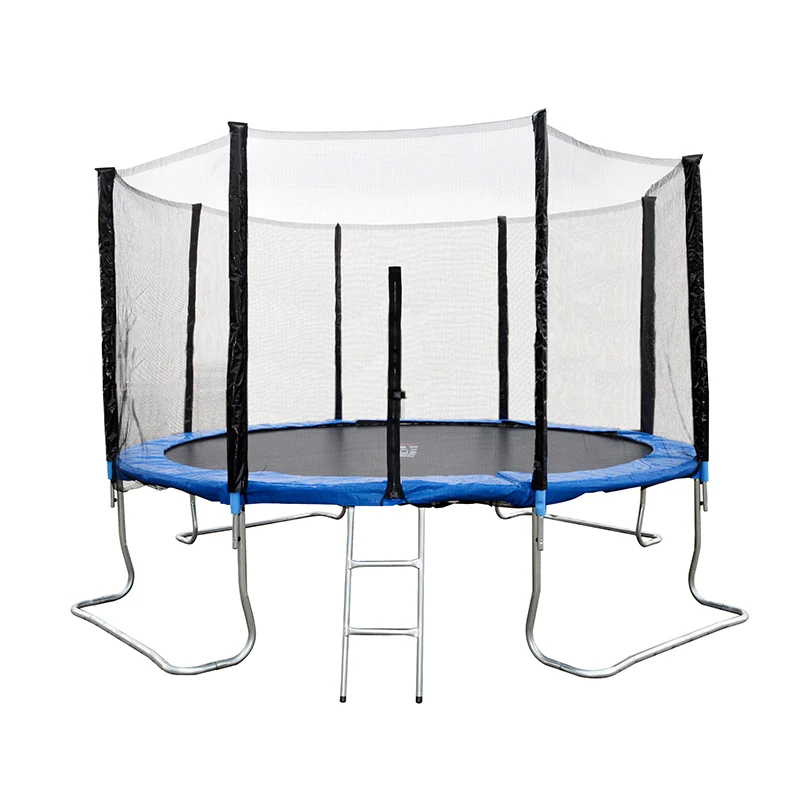 Promotion price high quality 10FT outdoor gymnastics competition trampoline with safety net