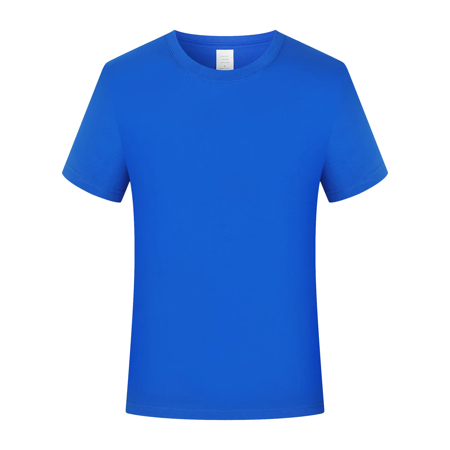 220GSM Worsted 100% Cotton Group Culture Garments Short Sleeve T Shirt Custom Logo Printing Blank T-Shirt