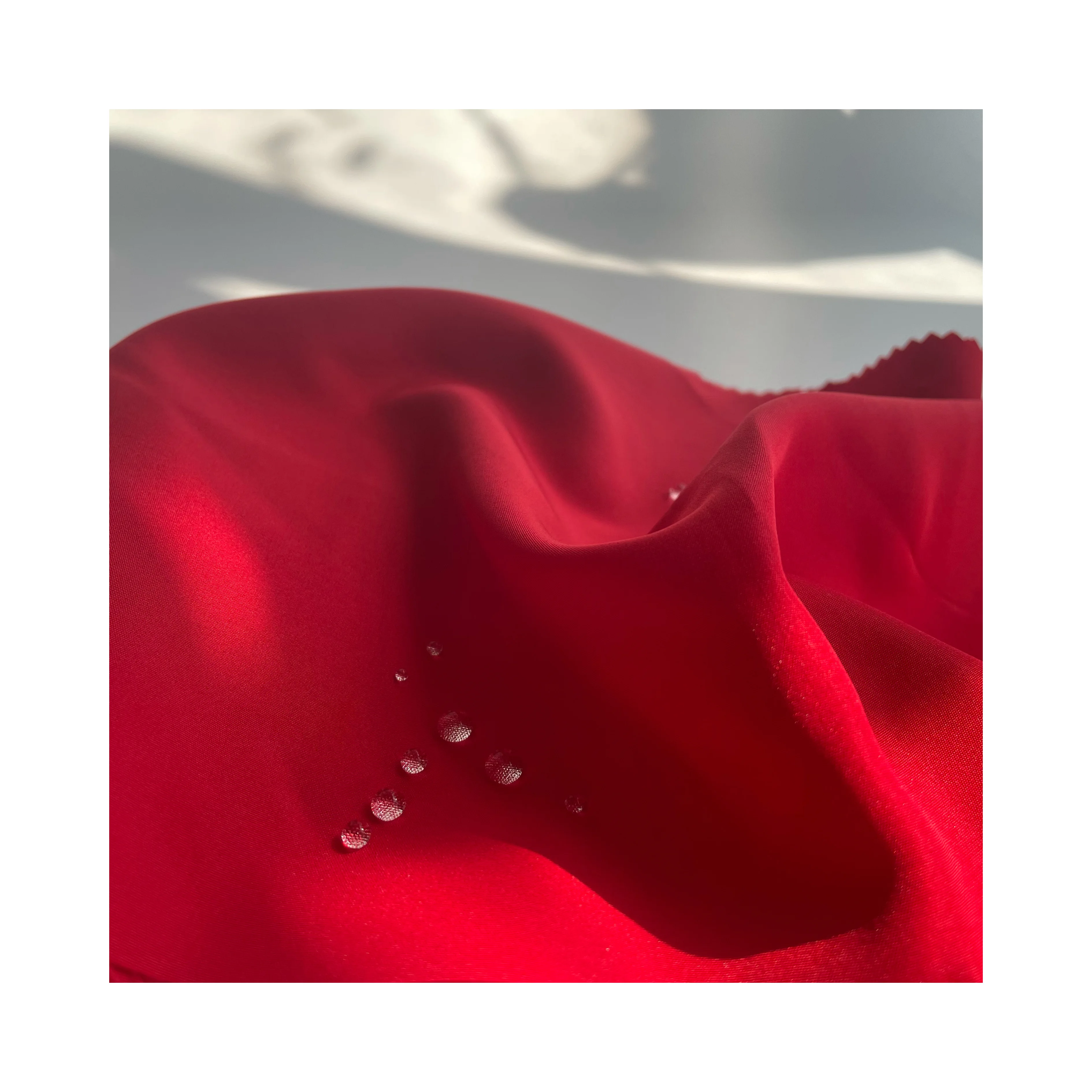 75D 240T Semi Dull Pongee Lining Shell Fabric Plain Woven Spring Autumn Winter Cire Waterproof Soft High-quality