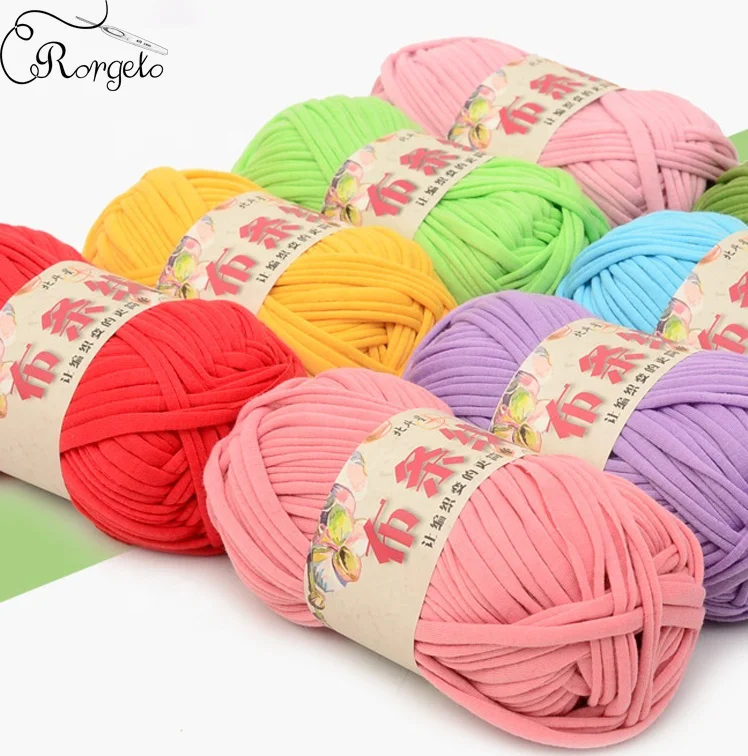
New Style Yarns Knitting Hand DIY Bag Blanket Crocheting Product Fabric Cloth Line Knitting Yarn 