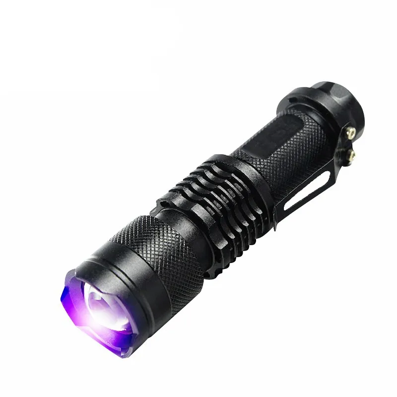UV Flashlight Black Light Ultraviolet Led Flashlight Blacklight Linterna UV Torch for Money Detect