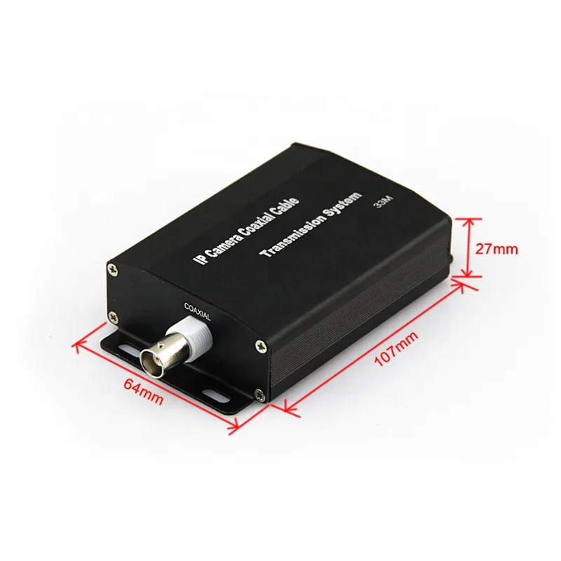 
1bnc port ethernet over coaxial converter for cctv ip camera bnc to rj45 converter 