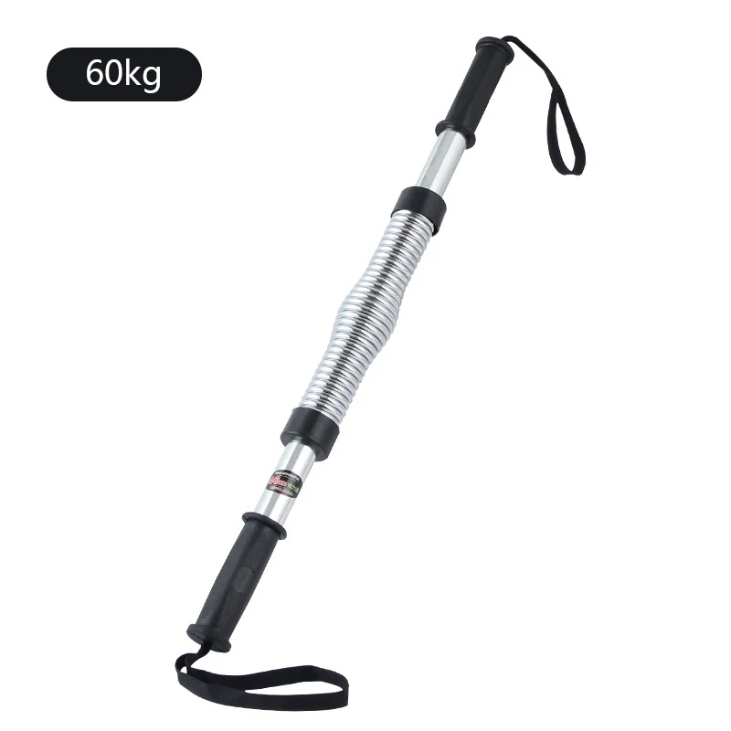 Power Twister, Flexible arm Strength Rod Chest Shoulder Spring Training Wrist Handle, Curl Spring Rod