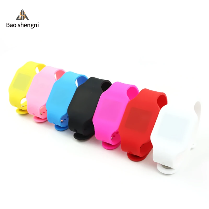 Customized Logo Pattern Color Personalized Watch Pastel Colorful Silicone LED Digital Wrist Sport Watch