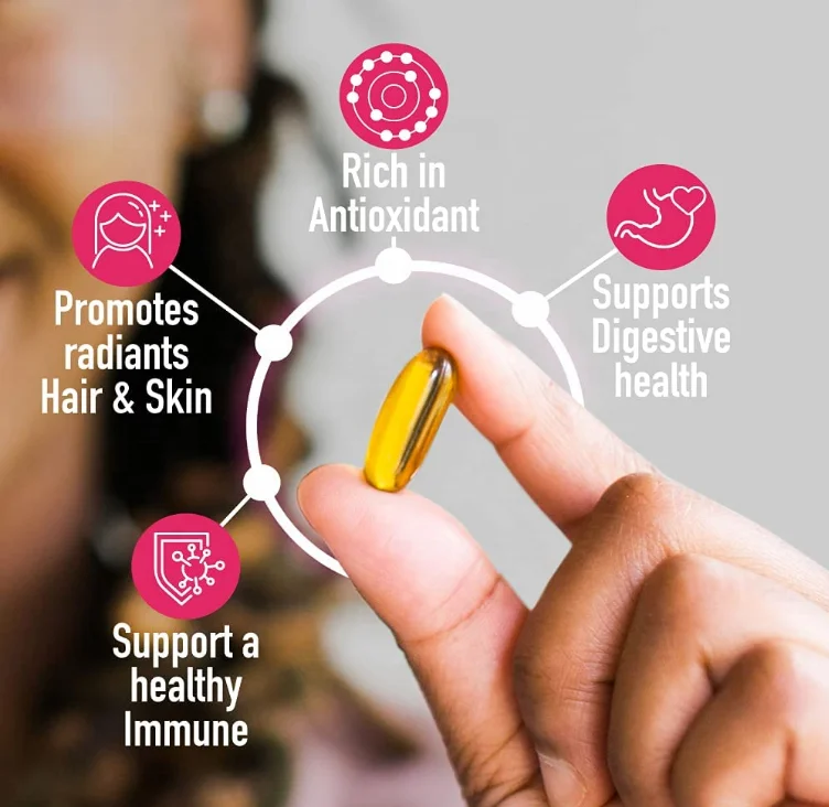 OEM Black Seed Oil Softgel Capsules Premium Cold Pressed Nigella Sativa Producing Pure Black Cumin Seed Oil with Vitamin E