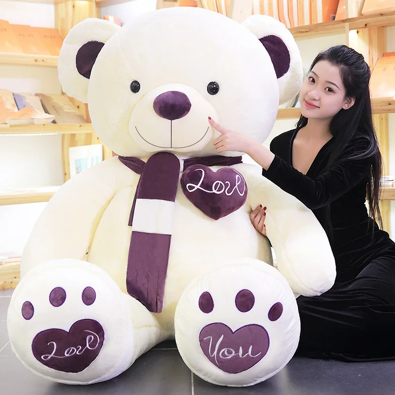 Birthday Valentines Gift Giant Teddy Bear Plush Toy Big Teddy Bear Soft Dolls Large Teddy Bear Skin Custom Wholesale