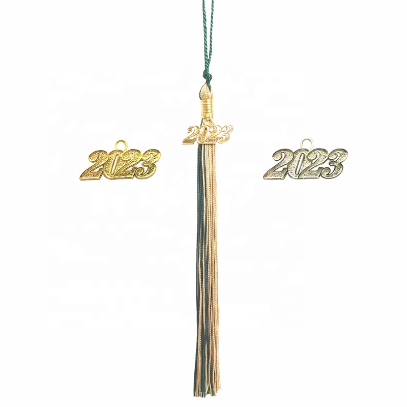 Maroon/Gold two color  Multicolor Academic Grade Graduation Tassel  graduation tassels
