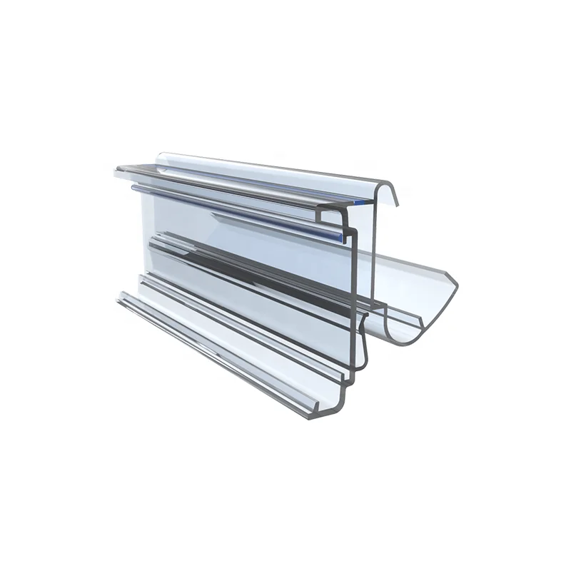 Tego metal Italian Lafortezza 30mm digital price tag holder for supermarket C channel Shelf label holder esl shelf talker