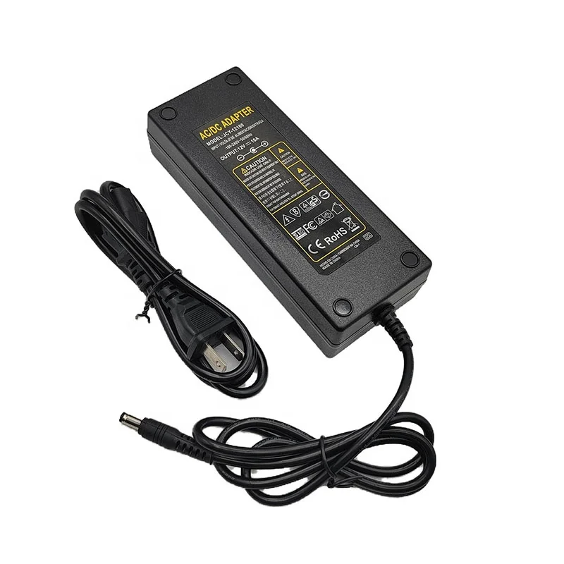 EU US UK AU plug 12V 10A adaptor AC/DC Adapter Regulated neon light Power adapter AC To DC Transformer neon sign power supply