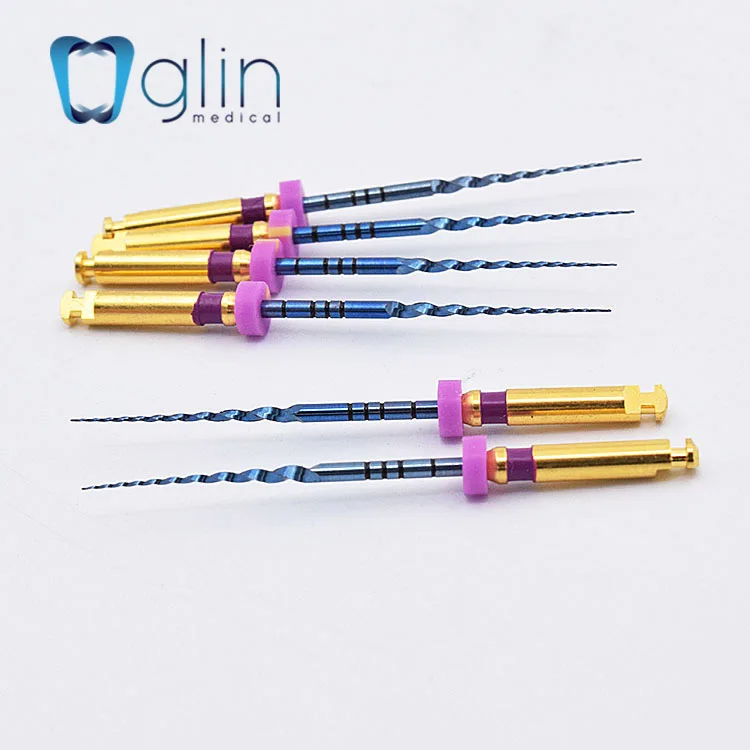 Dental Factory Direct Wholesale Blue Heat Activation Rotary Files 25mm S1