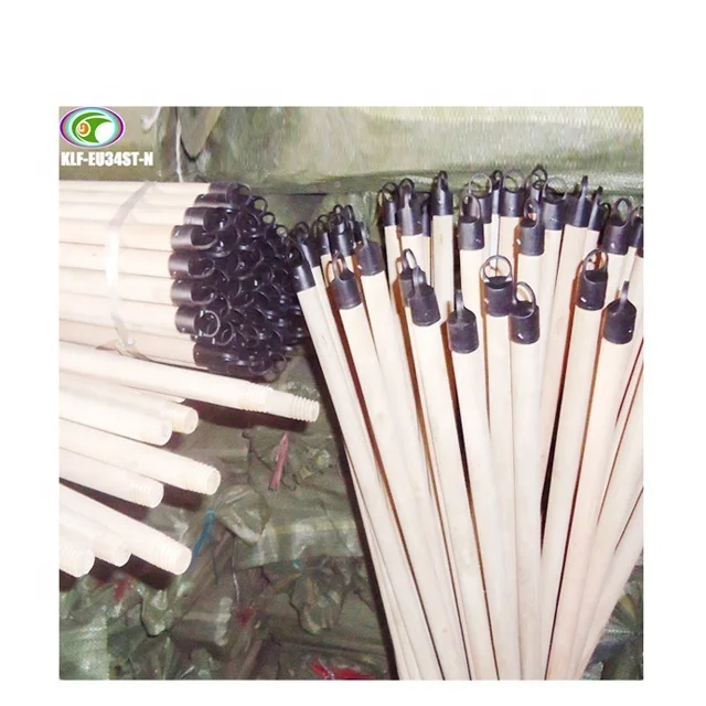 uncovered wooden broom mop brush dustpan stick handle 120cm by 2.2cm customized length 60cm to 150cm diameter 2.2cm to 2.5cm