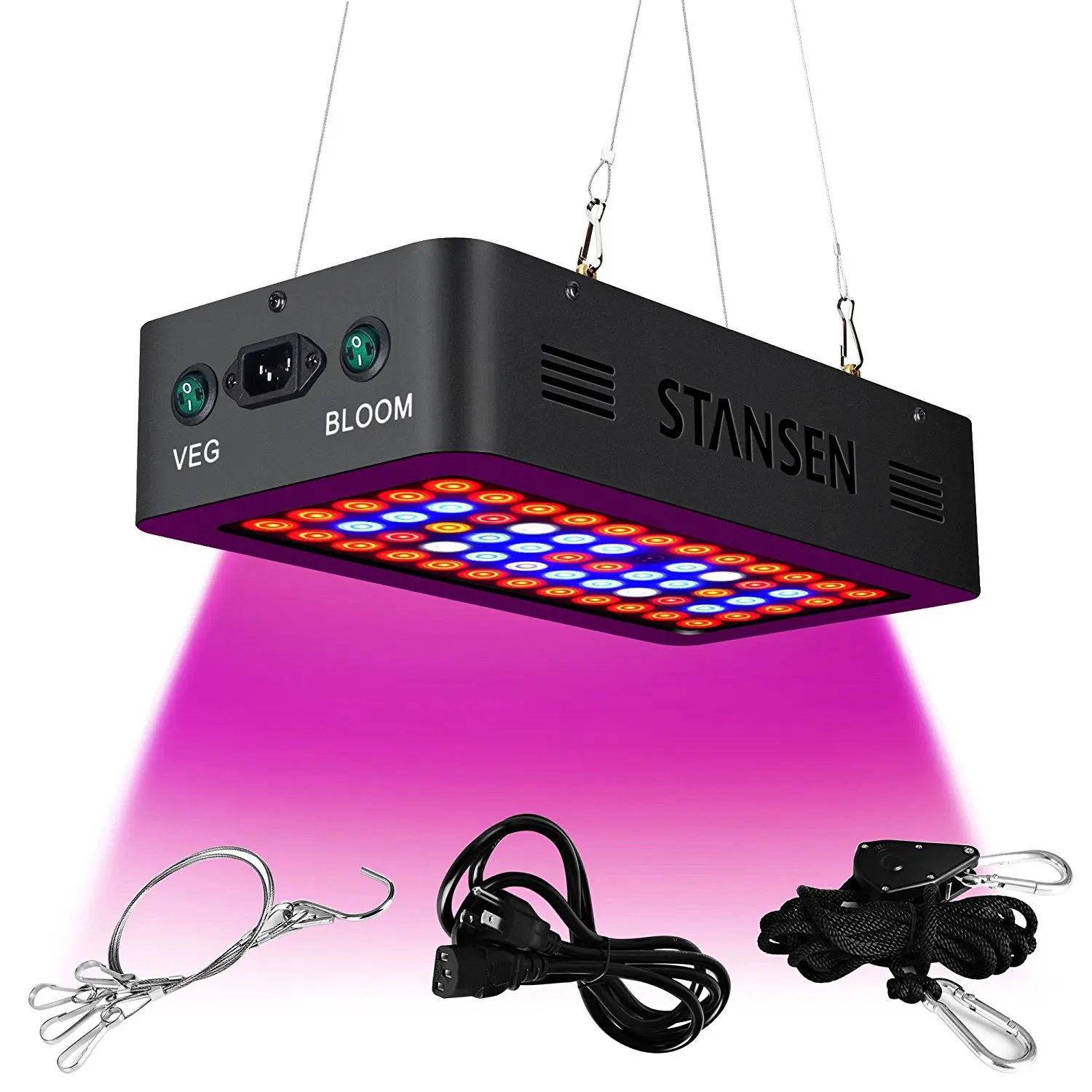 600 ватт LED Grow Light несколько спектральных комбинаций чтобы удовлетворить рост различных растений на всех