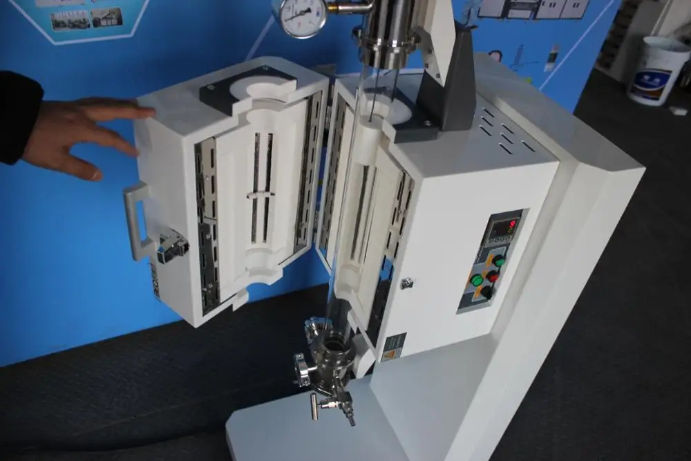 New product furnace BTF-1200C-VT vertical  vacuum furnace laboratory