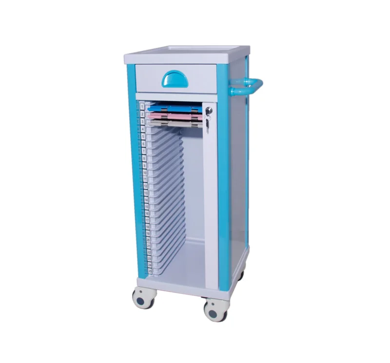 MK-P14A ABS medical record cart& file trolley