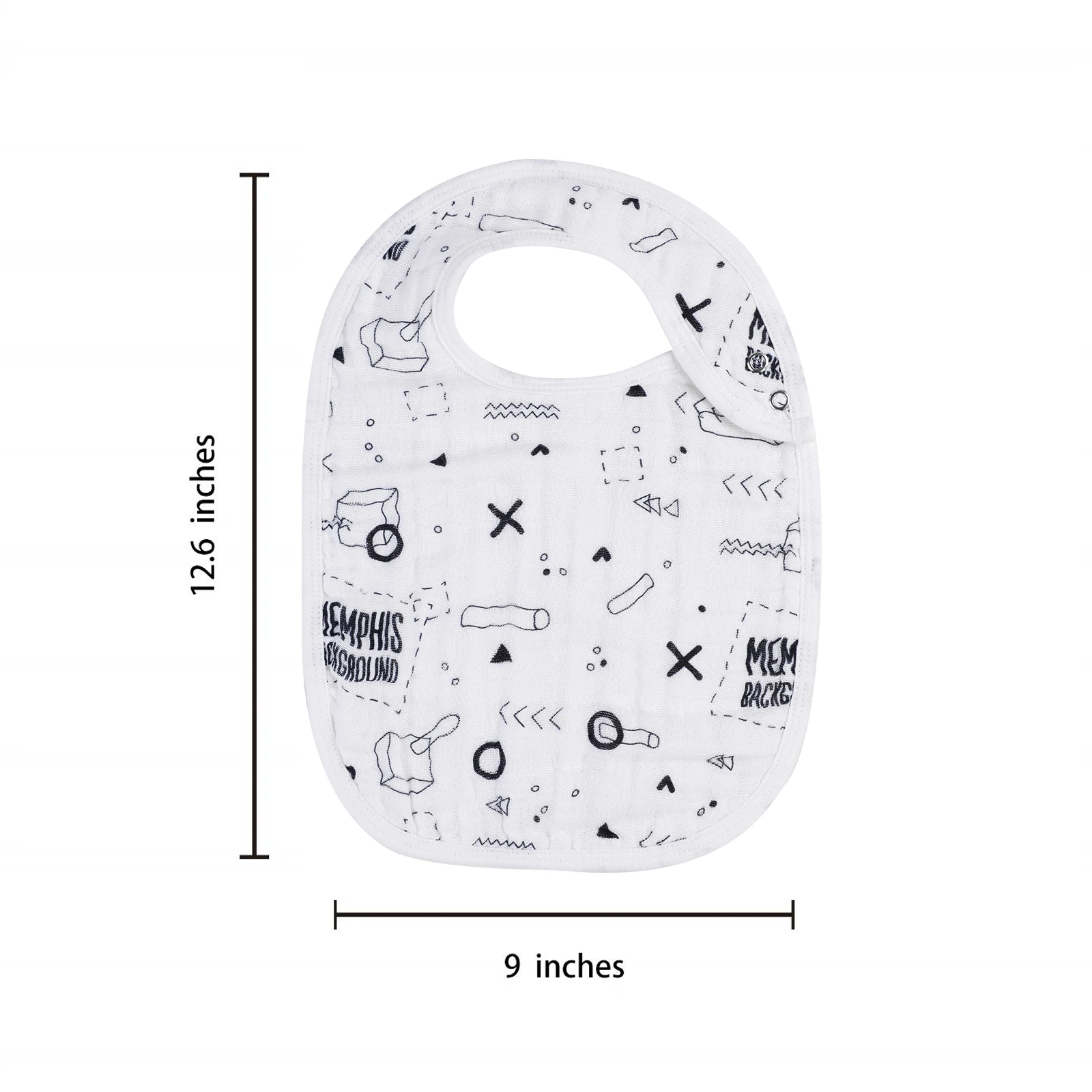 3 Pack Organic Baby Bibs for Girls & Boys Teething Baby Bandana Bibs OEKO TEX Muslin Baby Drool Bibs for Infant