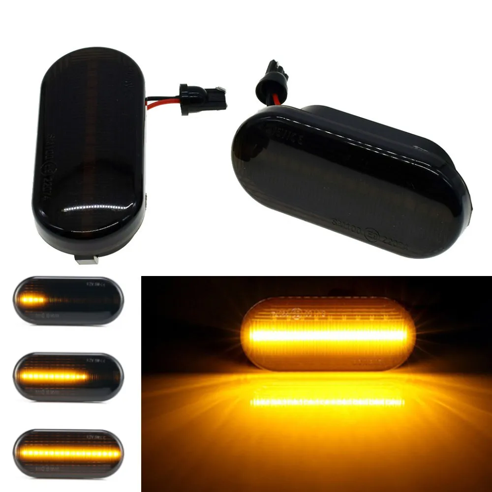 Led Dynamic Side Marker Turn Signal Light Sequential Blinker Light For VW Golf 3 4 MK3 MK4 Passat 3BG Polo For Focus Fiesta seat