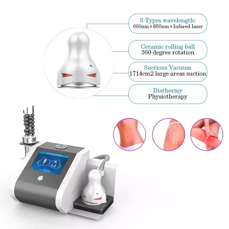 Professional  roller vacuum lymphatic drainage massage weight loss machine with infrared therapy