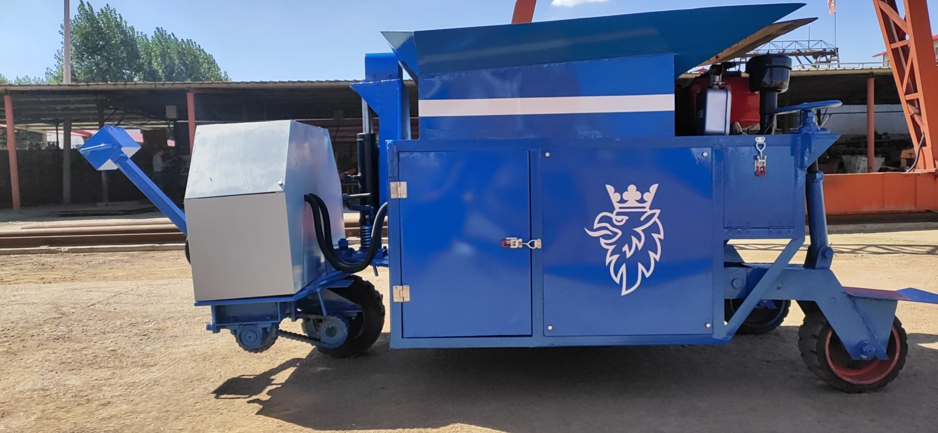 Medium Concrete Road Curb Kerb Stone Sideway Slipform Making edge Machine