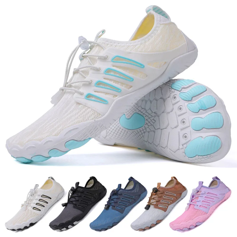 Factory Wholesale Summer Elastic Quick Drying Water Shoes Unisex Wading Shoes Swimming Shoes Beach Barefoot Slippers