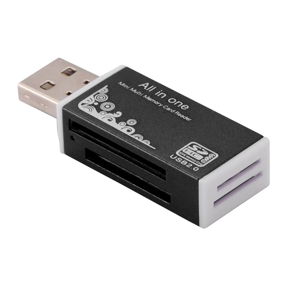  4 в 1 USB 2 0 Micro SD/TF SDHC PRO Duo кардридер адаптер мини цвет