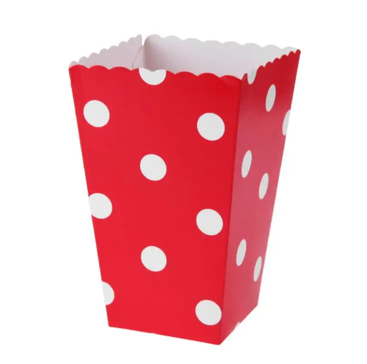 Custom logo colorful paperboard french fries popcorn snack food chip paper box