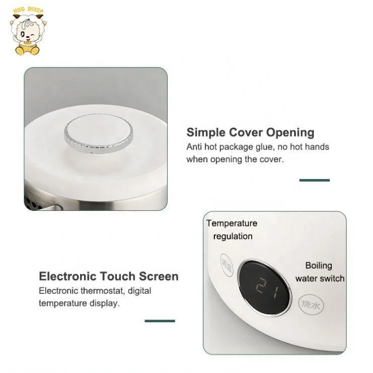 NEW ORIGINAL Electric Kettles 220V 1.5L With Keep Warm Function Optional