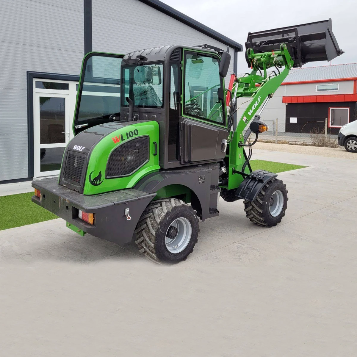 China Wolf Loaders Articulated Front Loader 1t ZL10/WL100 Small Wheel Loader