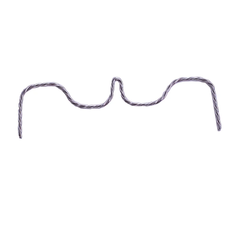 W shape tungsten evaporation spiral wire filament