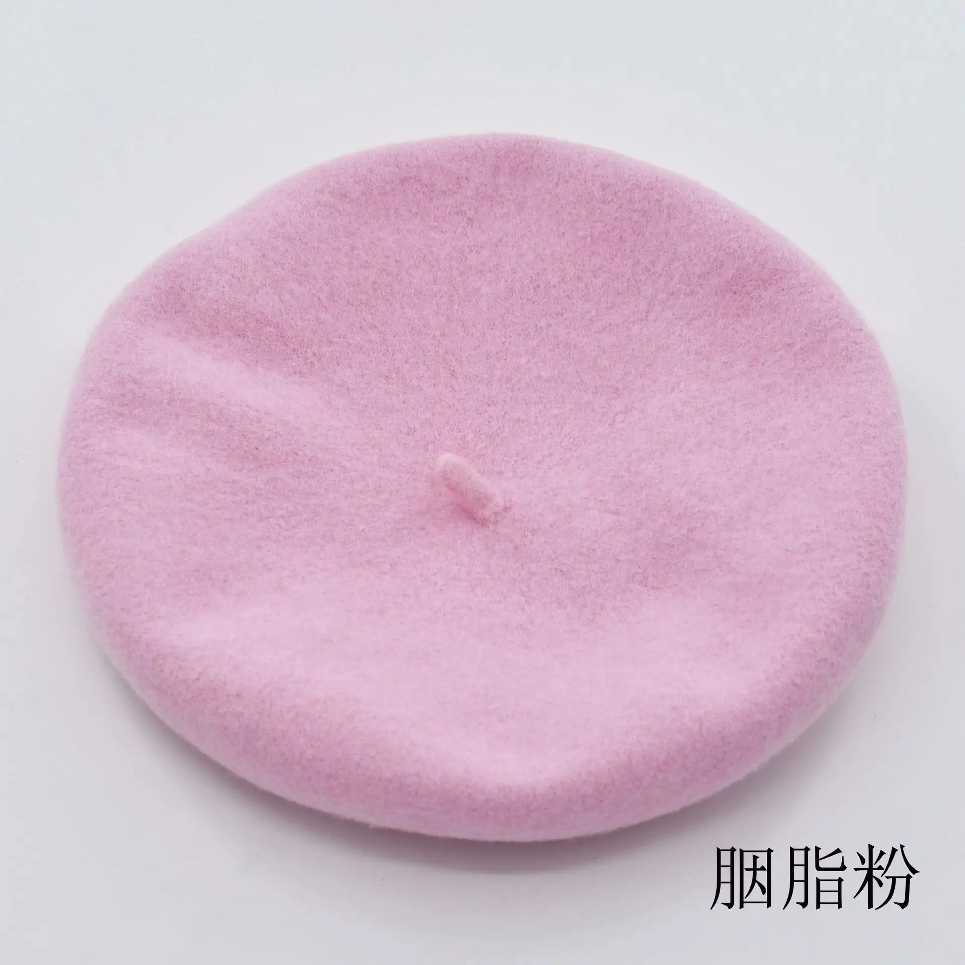 
Hot Sale colorful Fashion Artist 100%Wool Classical plain French Beret for Women outdoor 