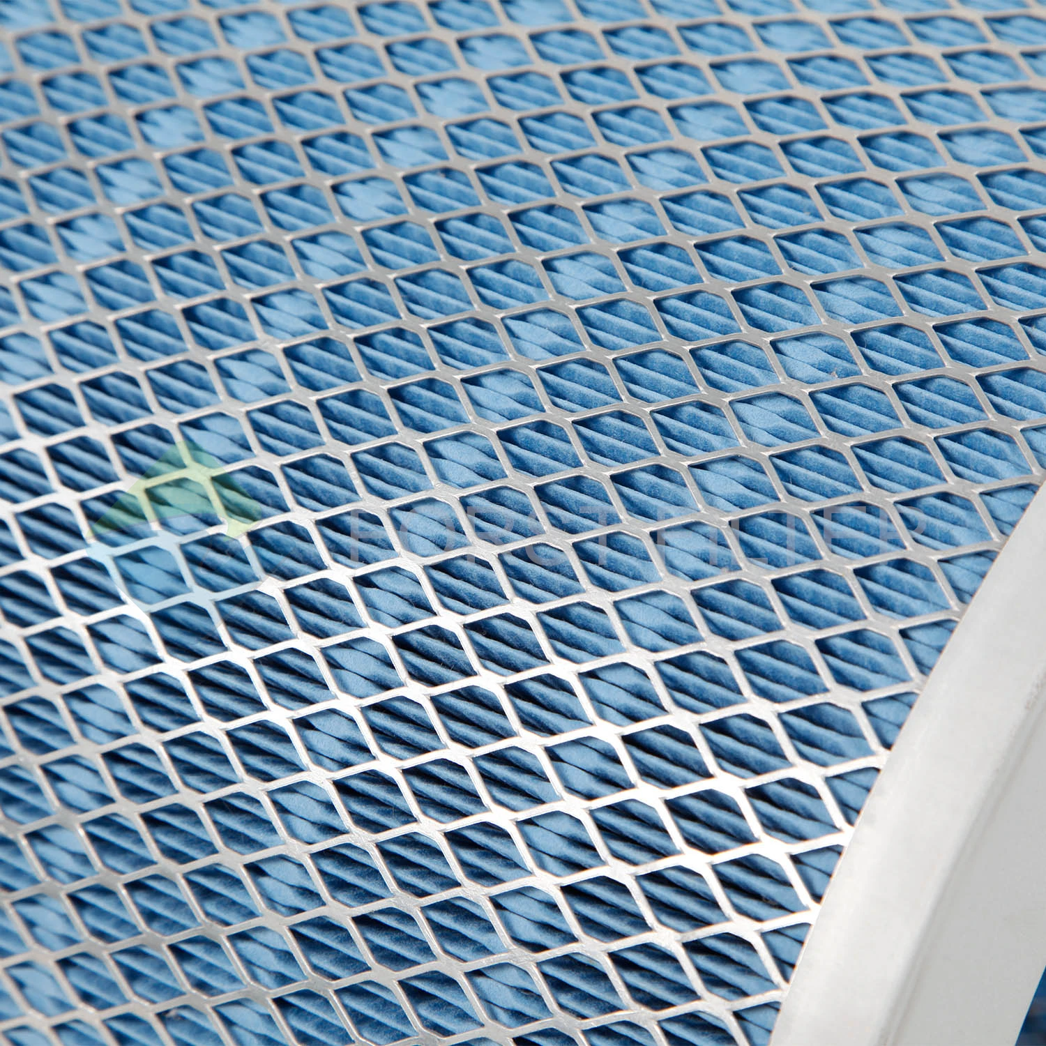 Hepa Air Filter Media Purifier Element Price For Purifier Intake FORST Blue Nano Oval High strength Low running resistance