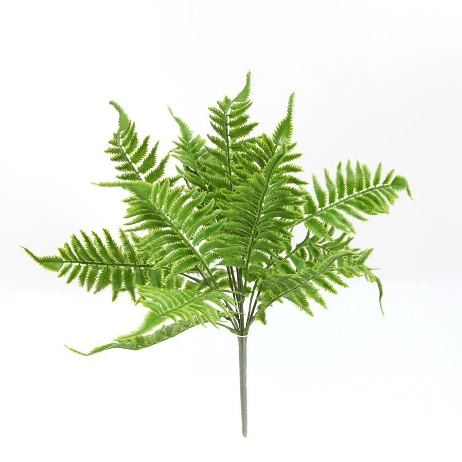 TGL550 Wholesale Faux Greenery Leaves Real Touch Leaves Soft Artificial Plastic Fern for Wedding Decoration Artificial Leaves