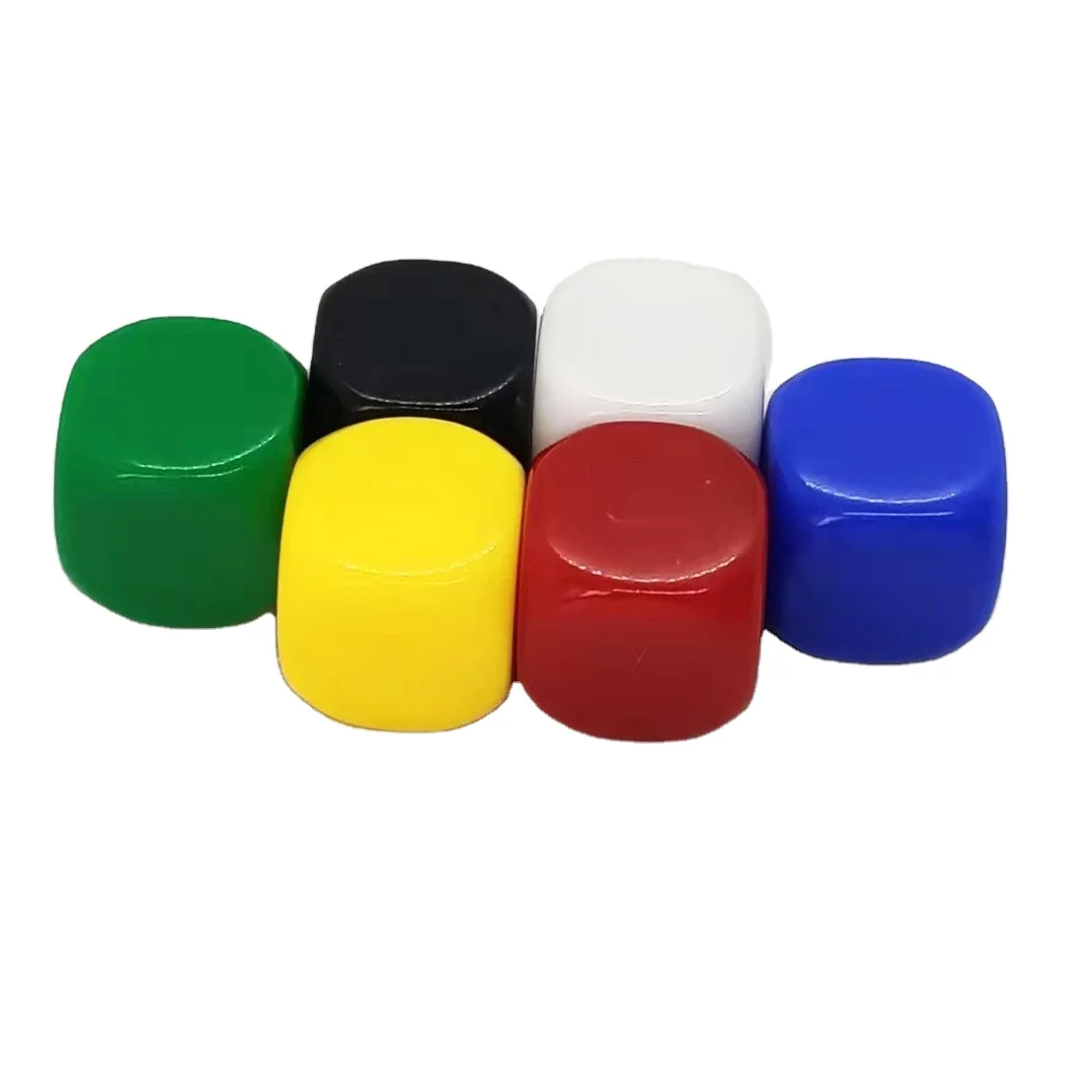 Manufacturers Customized Plastic Dice Colorful Custom Acrylic Polyhedral Dice D6 16mm Bulk Colored Casino Board Game Dice