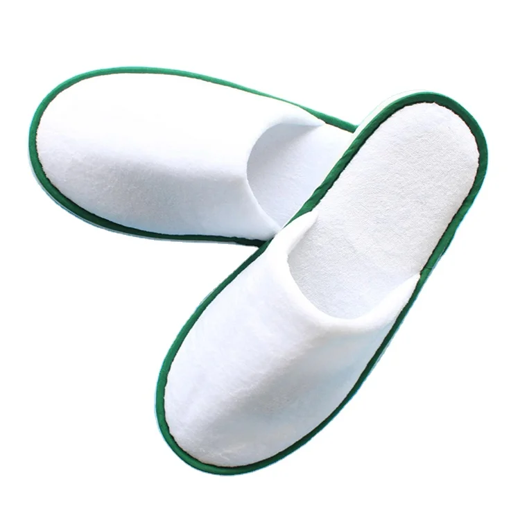 Customized Hotel Luxury Spa White Disposable Hospital Medical Slippers For Women