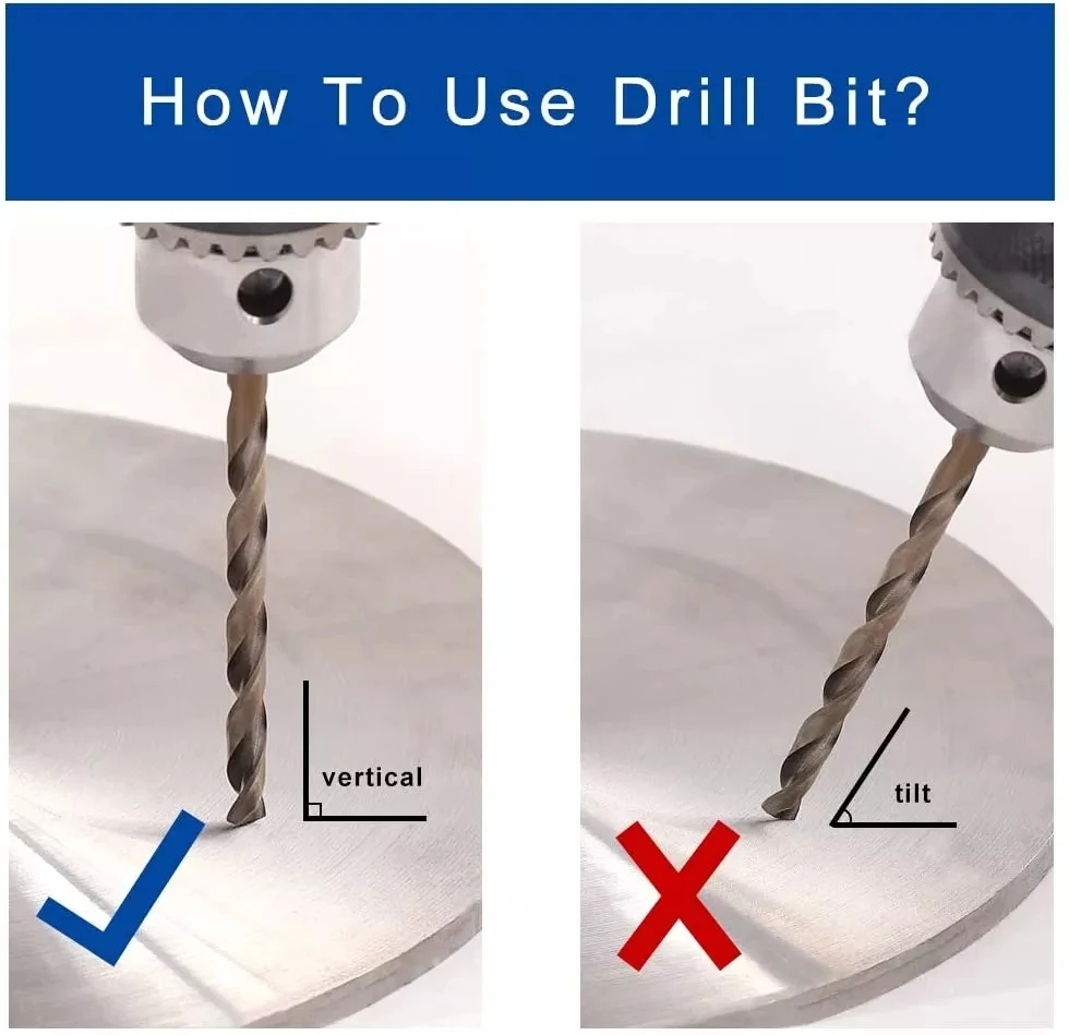 High Speed Steel  Twist Jobber Length for Hardened Metal Stainless Steel Cast Iron and Wood Plastic
