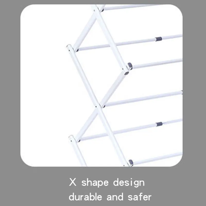 3 Layers Moving Towel Folding Stand clothes stands shoe racks Floor Organizer cloth drying rack Laundry Hanging Garment Usage