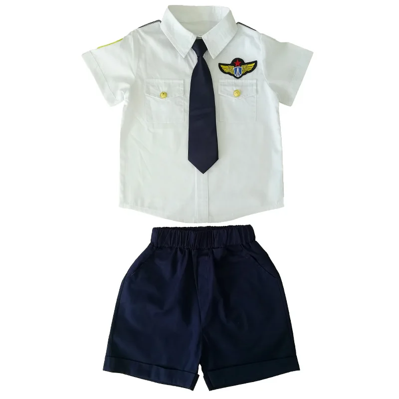 Halloween Children Kindergarten summer uniform, navy role sailor uniform, summer elementary school uniform