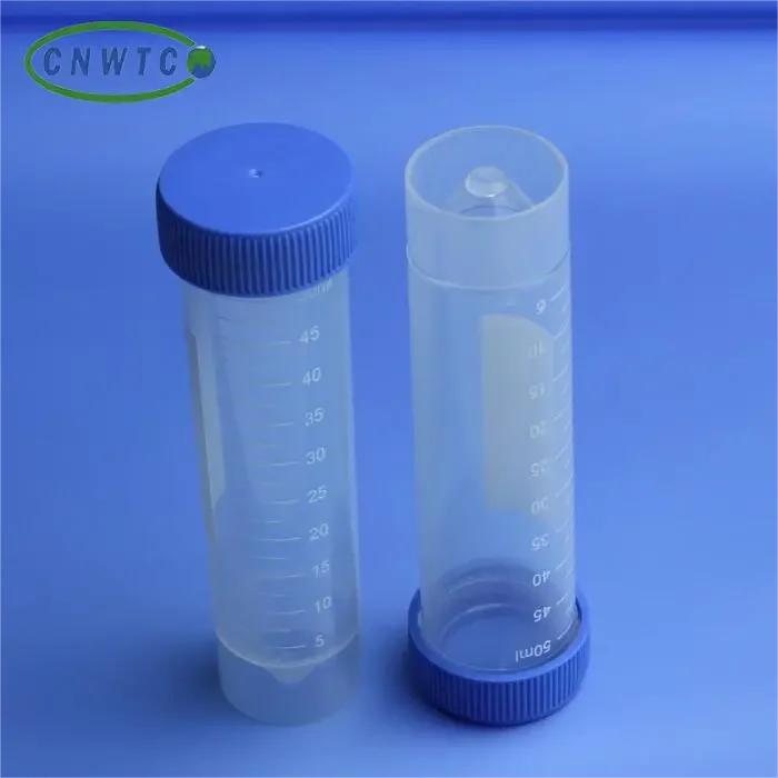 Lab Use Plasticware Conical Flat Bottom 50 ml Centrifuge tube