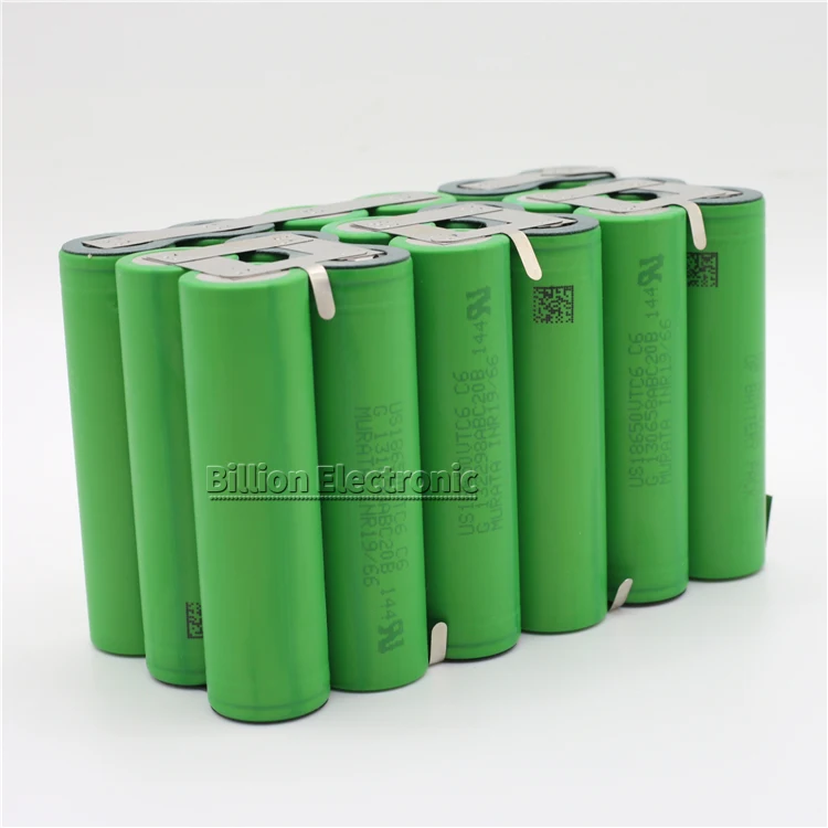  33.3V 9S2P VTC6 33V 6000mAh Deep Cycle 18650 Custom Battery Pack Power Solution Aircraft