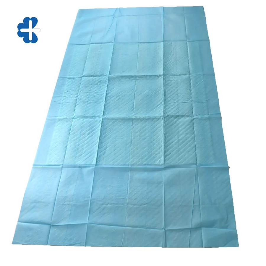 80cm*180cm Fluff Core Disposable Hospital Bed Liners with Wings